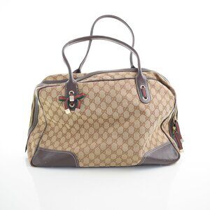 Authentic Gucci GG Monogram Princy Boston Bag
